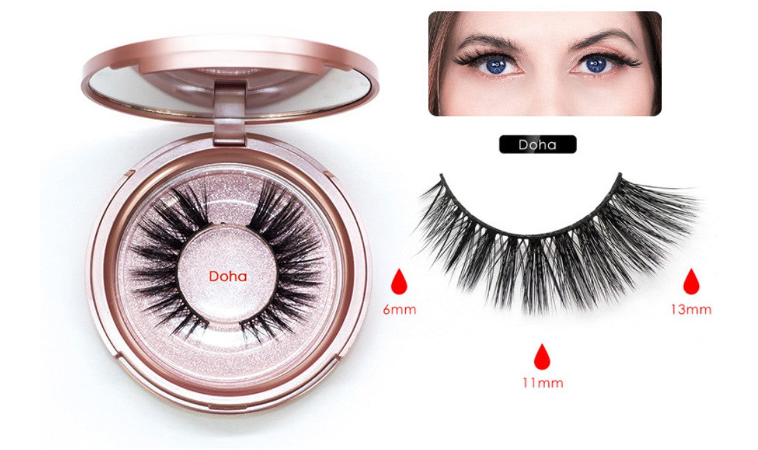 5D Magnetic Double Layer False Eyelashes