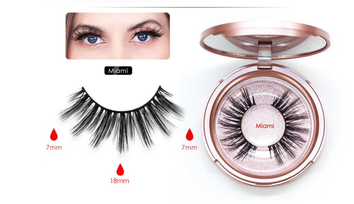 5D Magnetic Double Layer False Eyelashes