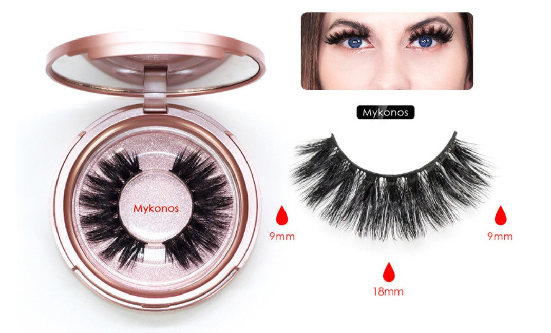 5D Magnetic Double Layer False Eyelashes