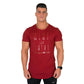 Summer Men’s printed cotton sports t-shirt