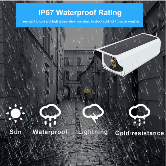 Solar powered CCTV Monitor