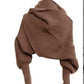 New Korean Women Men’ wool with sleeves knitted scarf