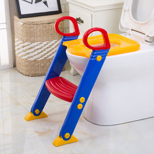 New children's  folding toilet portable with armrest baby toilet ladder