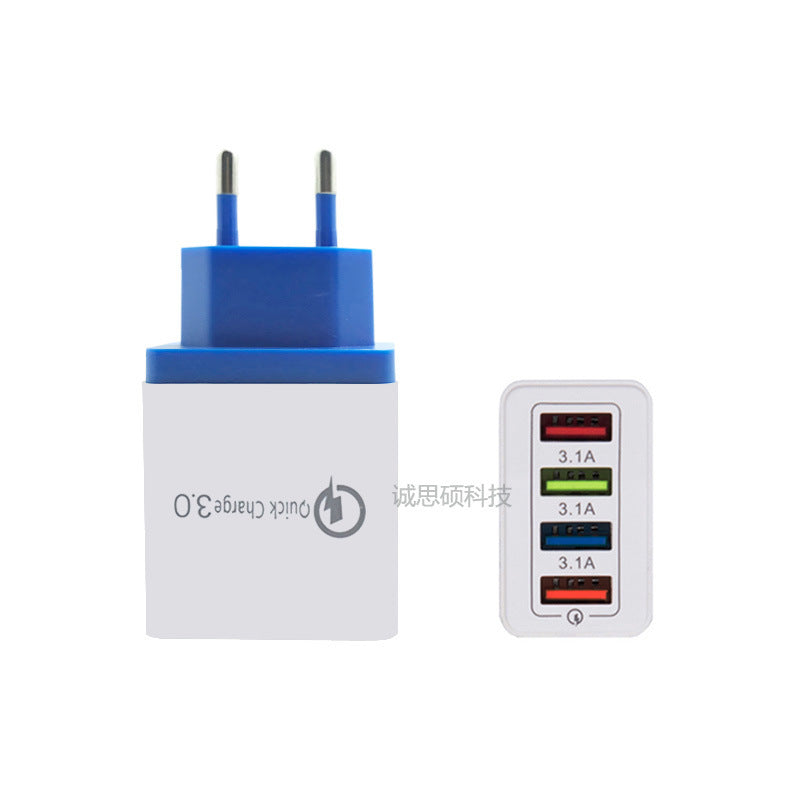 Travel Quick Charge 3.0 to Apple Android Charger