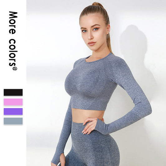 Women new yoga clothes seamless sexy slim fitness clothes