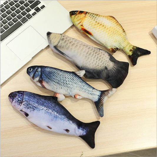 Electric simulation fish pet toy