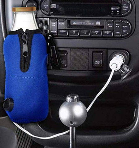 New Car Milk bottle USB insulation heating sleeve