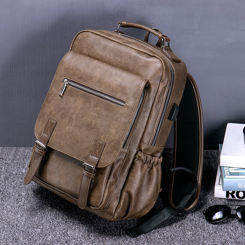 New Korean Men’s office business travel backpack student schoolbag