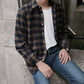 MRCYC Korean men’s trend retro plaid shirt