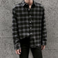 MRCYC Korean men’s trend retro plaid shirt