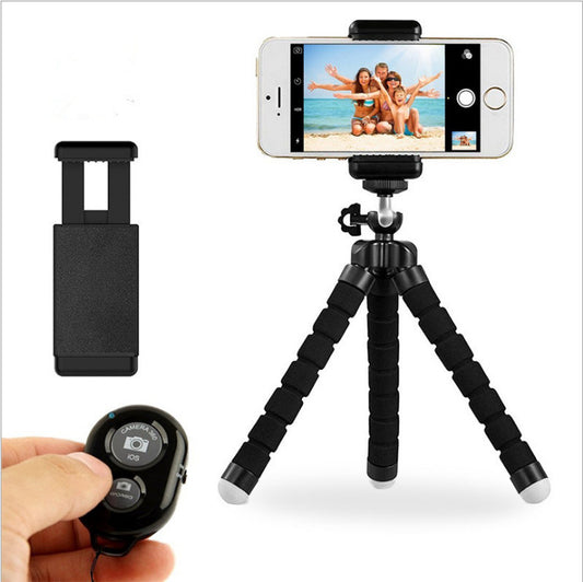 Universal mobile phone bluetooth tripod