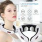 Electromagnetic heating cervical spine massager