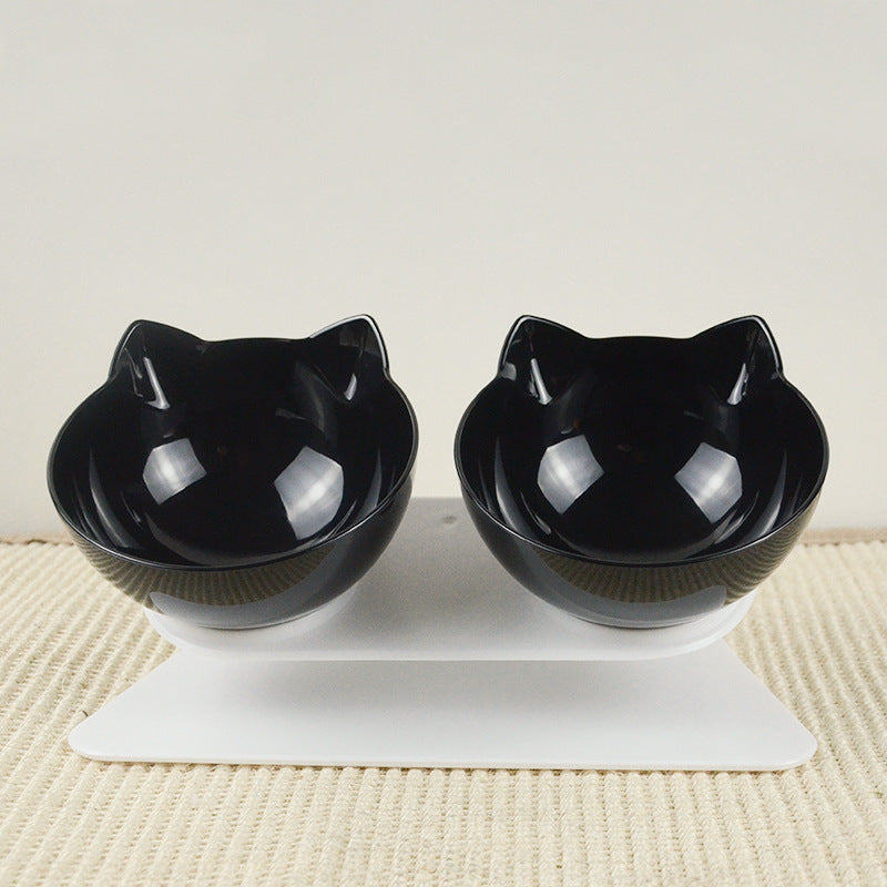 Explosive Cat dog protection spine double bowl