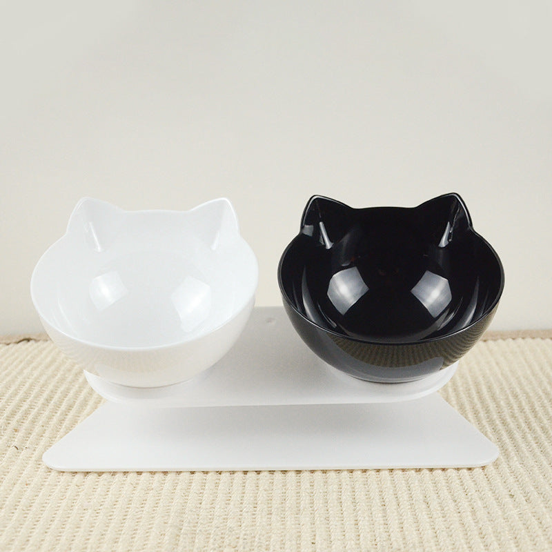 Explosive Cat dog protection spine double bowl