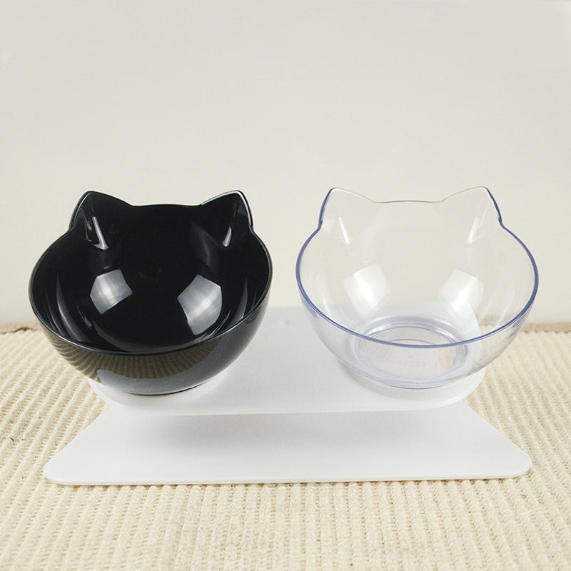 Explosive Cat dog protection spine double bowl