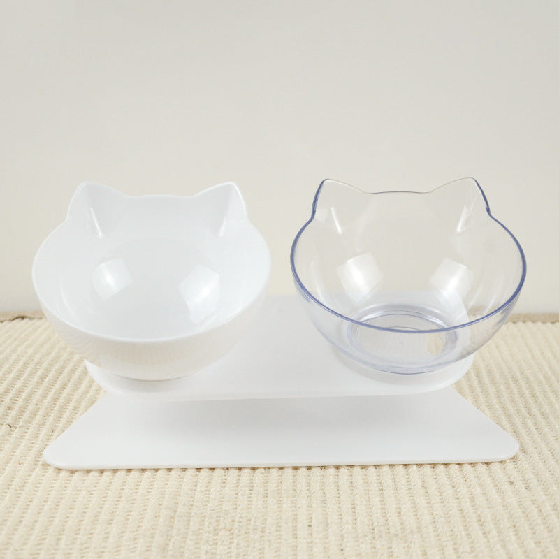 Explosive Cat dog protection spine double bowl