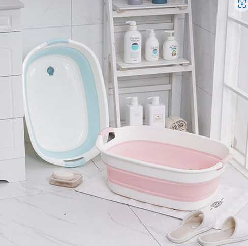 Folding Baby Bath Portable Non-Slip Bathtub