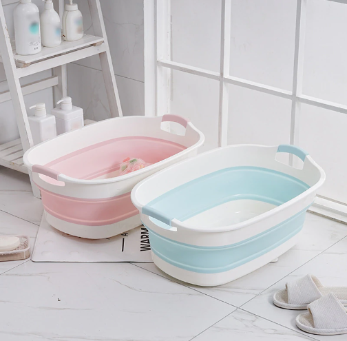 Folding Baby Bath Portable Non-Slip Bathtub