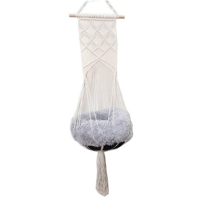 Nordic cotton rope hand-woven pet litter cat hammock