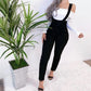 Women Fashion casual suspender trousers