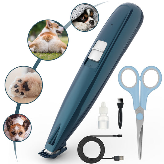 Pet cleaning and grooming rechargeable electric clippers tool