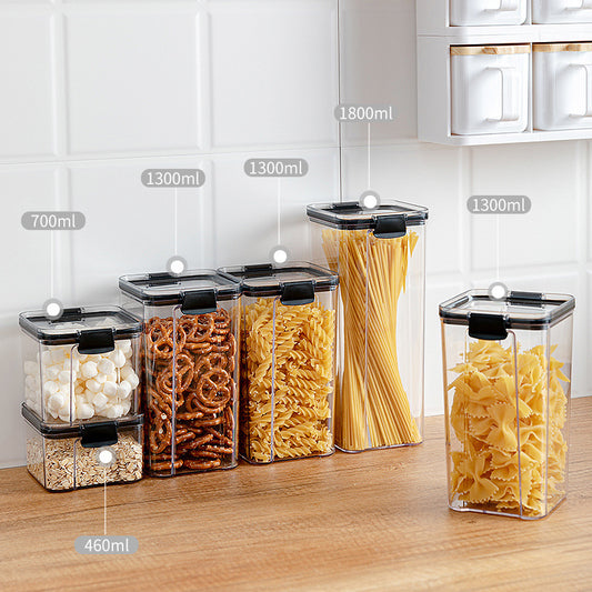 Kitchen Sealed food plastic storage jar