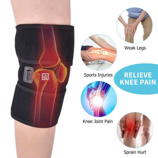 Heating knee joint protective massager