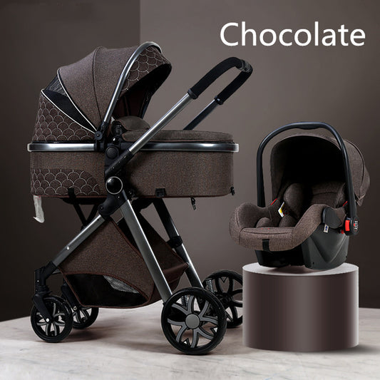 New High landscape two-in-one newborn children's stroller