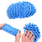 Chenille shoe cover floor cleaner