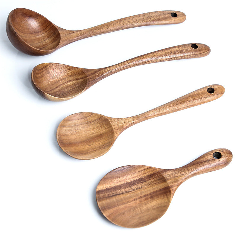 Thai teak kitchen wood spoon