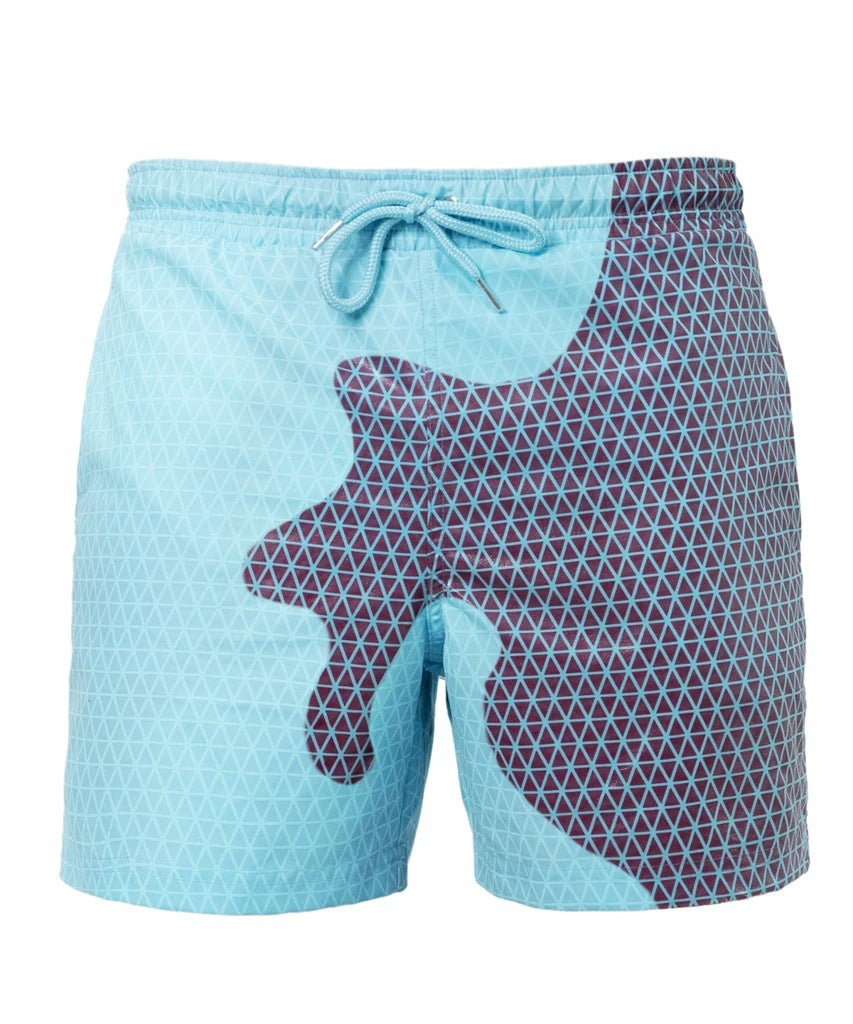 New men’s beach quick-drying shorts