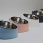 Cat dog protection cervical vertebrae oblique mouth stainless steel food bowl