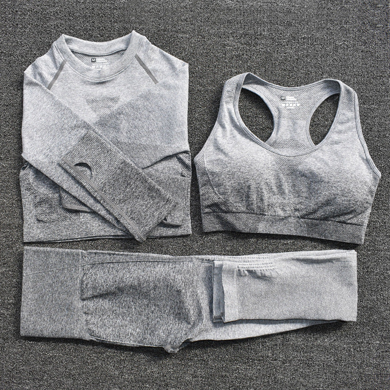 New women seamless yoga sports suit