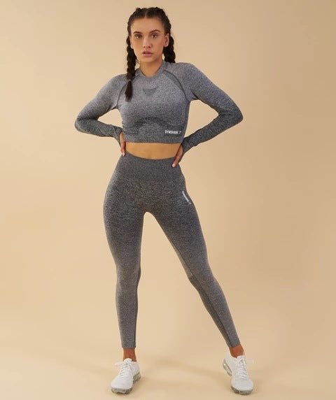 New women seamless yoga sports suit