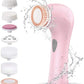 Electric facial cleansing massage instrument