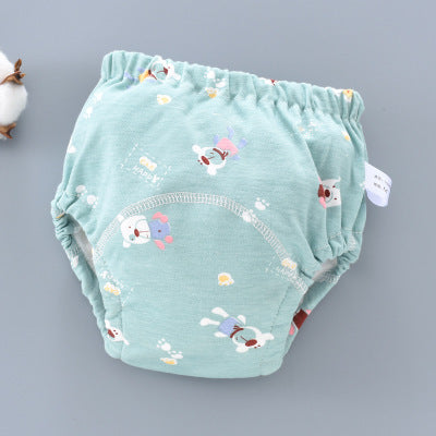 Baby training pants six-layer cloth anti-leakage diaper pants