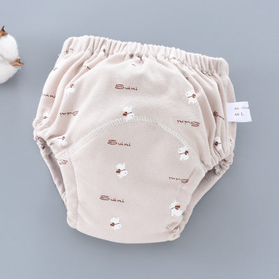 Baby training pants six-layer cloth anti-leakage diaper pants