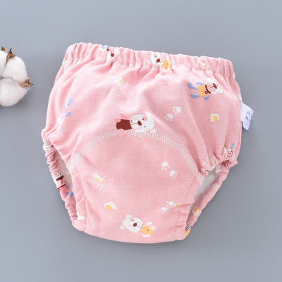 Baby training pants six-layer cloth anti-leakage diaper pants