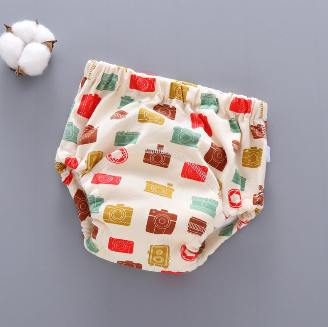 Baby training pants six-layer cloth anti-leakage diaper pants