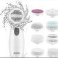 Electric facial cleansing massage instrument