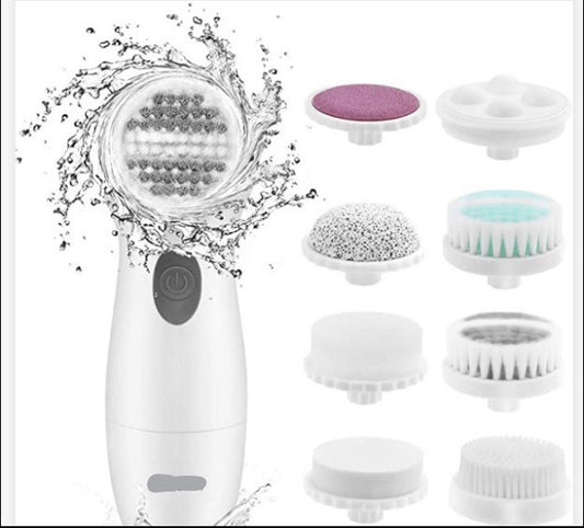 Electric facial cleansing massage instrument