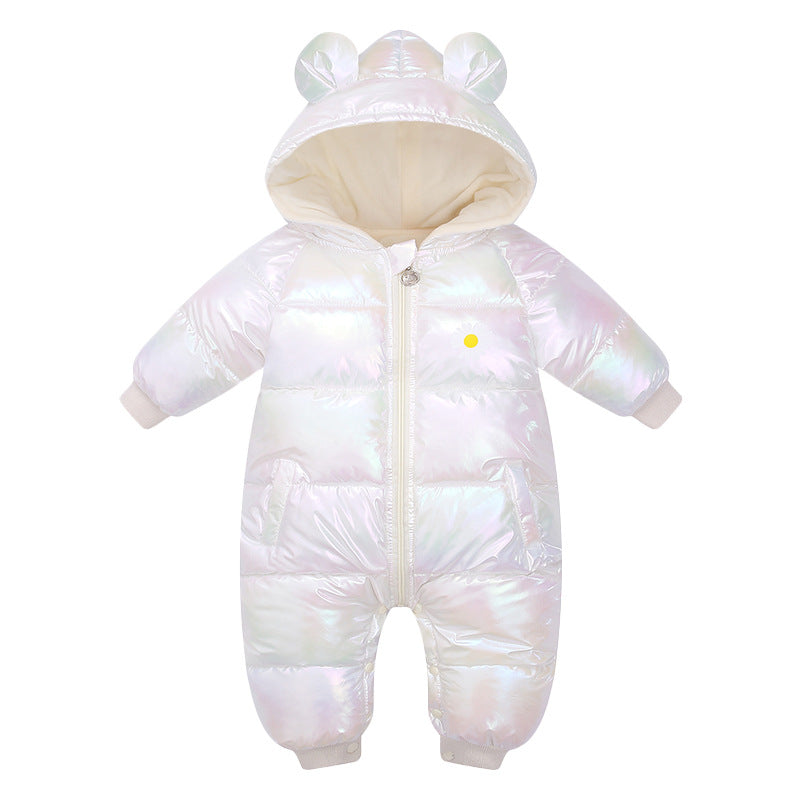 Baby jumpsuit for fall/winter baby crawling clothes for children