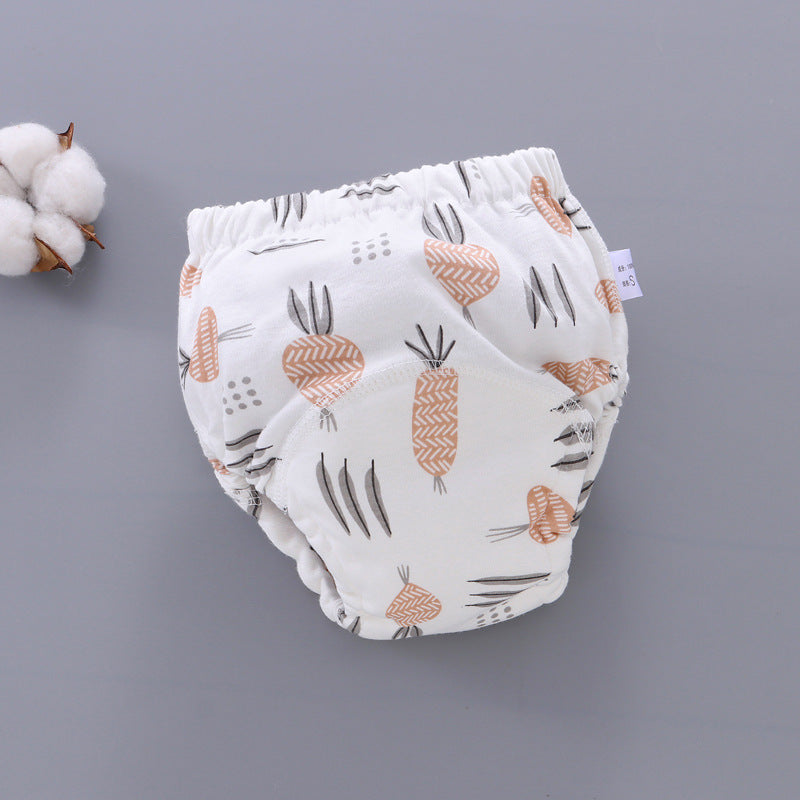 Baby training pants six-layer cloth anti-leakage diaper pants