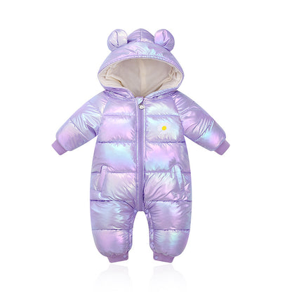 Baby jumpsuit for fall/winter baby crawling clothes for children