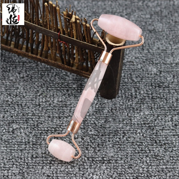 Natural powder crystal jade roller facial massager