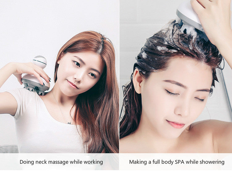 New 3D waterproof Electric Head Massager