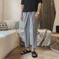 MYQ Korean Men’s trend ice silk 9 points casual pants