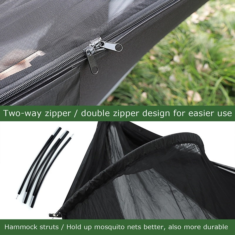 Travel outdoor anti-rollover sport camping hammock