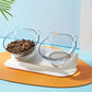 Explosive Cat dog protection spine double bowl