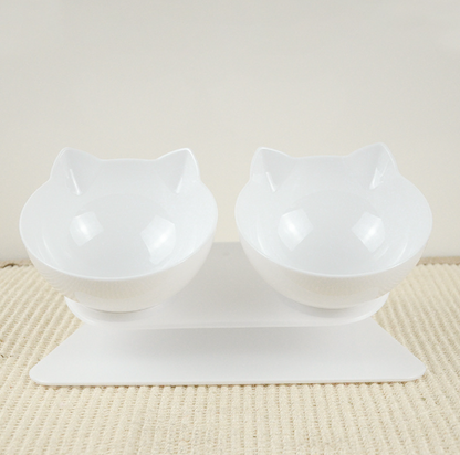 Explosive Cat dog protection spine double bowl